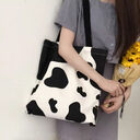 Bag Women Canvas Shoulder Leisure Big Shopping