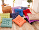 Solid Color Butt Cushion Dining Chair Seat Stool
