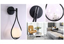 Nordic Bedroom Bedside Led Wall Lamp Golden Personality