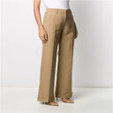 Straight-Leg Curled Suit Trousers With Big