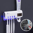 Intelligent UV Toothbrush Sterilizer Automatic Toothpaste Squeezer Rack