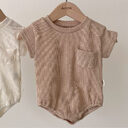 Children'S Clothing T-Shirt Summer Baby Clothes Solid Color