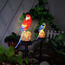 Parrot Solar Light Outdoor Waterproof Garden Lawn Plug