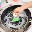 Creative Plastic Automatic Filling Pot Brush Washing Cleaning