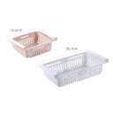 Refrigerator Telescopic Storage Basket Drawer Rack Freshness Preservation
