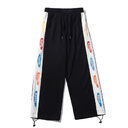 Printed Trousers With Drawstring For Men And Women