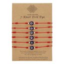 New 7-knot Evil Eye Bracelet 6 Pack Blue