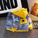 Boys Denim Jacket Spring And Autumn New Children'S