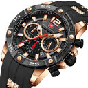 Minifix Fox Mf0349g Fashion Personality Quartz Watch Silicone