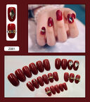 Nail Patches Fake Nails Finished Stickers