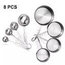 Stainless Steel Measuring Cup And Spoon Set