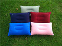 Outdoor Pvc Pillows Travel Camping Thick Flocking Rectangular