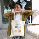 Women Canvas Tote Shopper Bags Ladies Casual Cotton