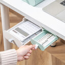 Pasteable Pencil Tray Under Desk Drawer Organizer Table