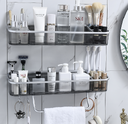 Wall-Mounted Triangle Storagex Rack Bathroom Shelf With Towel