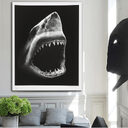 Modern Canvas Painting Shark