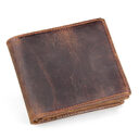 Men Wallets Luxury Horse Leather Wallet Short Men'S