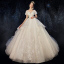 Bride Large Size Covering Pregnant Belly