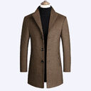 Woolen Coat Men Autumn And Winter Middle-Aged