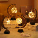 Ins Wind Iron Ornament Led Moon Star Shape