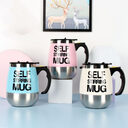 Electric Self Stirring Coffee Mug Cup Stainless Steel