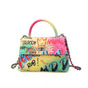 Ladies Painted Graffiti BagsColor Handbags