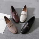 Single Shoes Women New Small Leather British College
