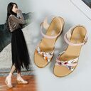 Shoes Wedge Sandals Wmen's High Heels Thick Heel