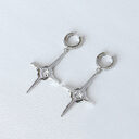 Ins Cross Kvk Earrings Diamond Design Simple Ear