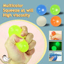 Luminous Sticky Ball Toys Wall Home Party Games