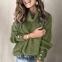 Ladies' Sweaters Turtleneck Tops