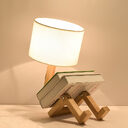 Desk Lamp Creative Bedroom Wooden Bedside Simple Nordic