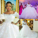 Pregnant Women Princess Wedding Dress Plus Size Tail