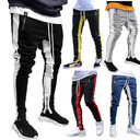 Men's Strappy Trousers Zippered Sports