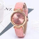 Frosted Leather Belt Watch Ladies Casual Quartz