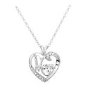 Letter Mom Korean Crystal Necklace Pendant Fashion Jewelry-Mother'S