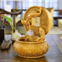 Water Fountain Feng Shui Ornaments Fish Decor Home