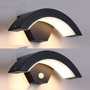 Led Wall Light Curved Moon Induction