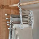Telescopic Folding Multifunctional Pants Rack Hanger Household