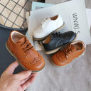 Boys Leather Shoes British Style Autumn New Children'S
