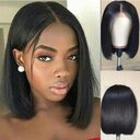 Wig Women Short Human Hair Wigs Bob Brazilian