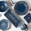 Baroque Dishware Household Bowl Nordic Style Ceramic Set
