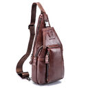 Leather Chest Bag Men's