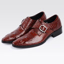 Men's Leather Shoes Buckle