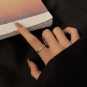 Cross Ring Female Light Luxury Niche Design Sense