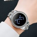 Diamond-Encrusted Ladies Sports Fashion Personalized Electronic Watch