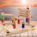 Children's Educational Parent-child Ball Track Slide Blocks Stacking