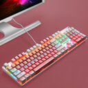 Luminous Punk Keyboard USB Wired Computer Gaming