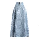 Mid-length Embroidered Sequins Hong Kong-style Retro High-waisted Umbrella