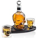 Creative Skull Glass Whisky Vodka Wine Crystal Bottle